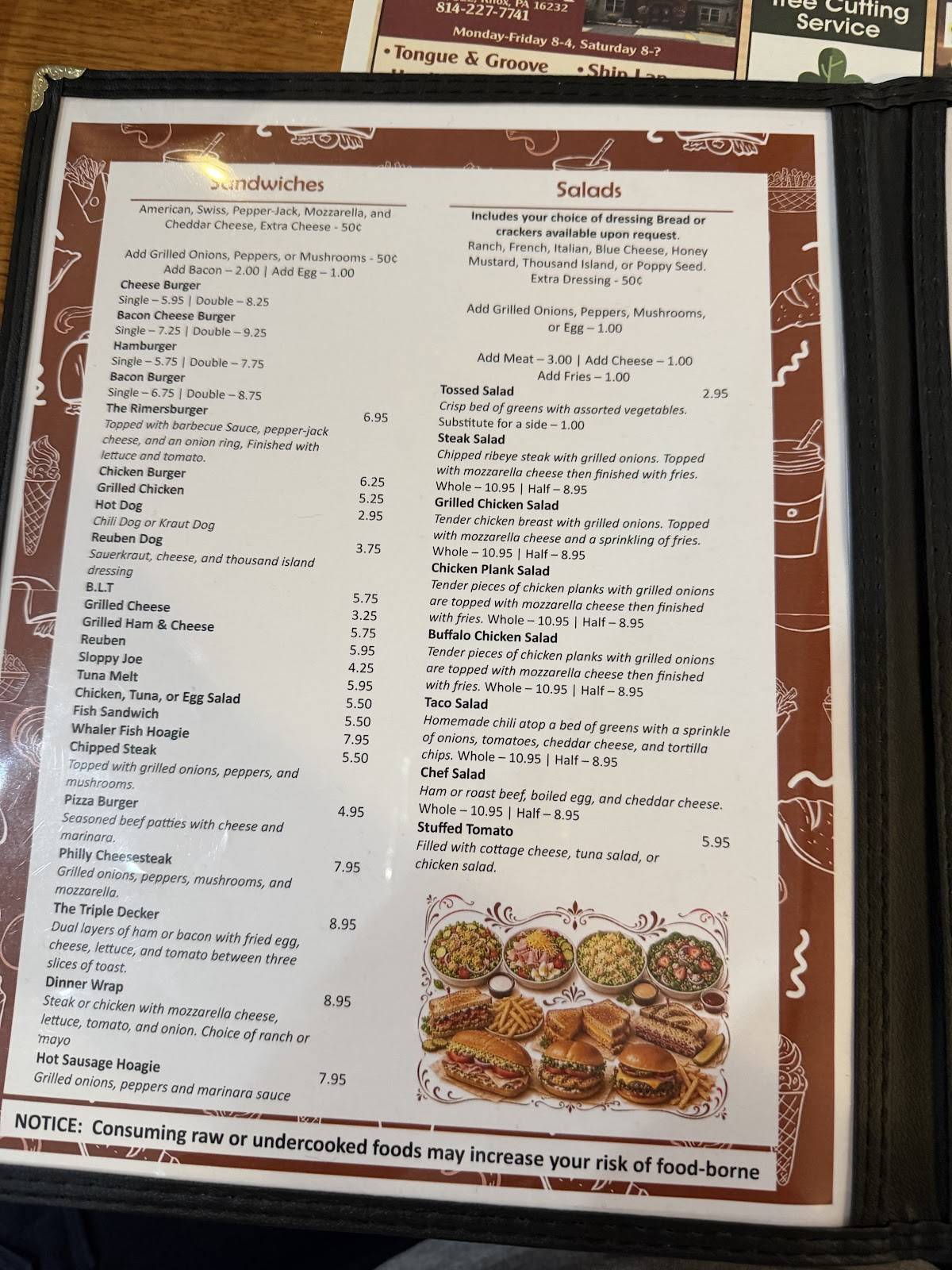The Korner Restaurant меню