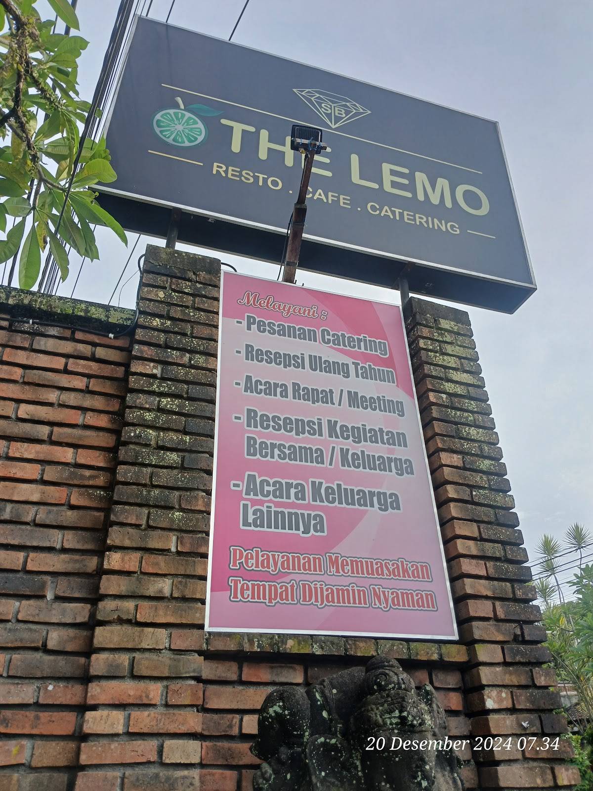 The Lemo Restaurant меню
