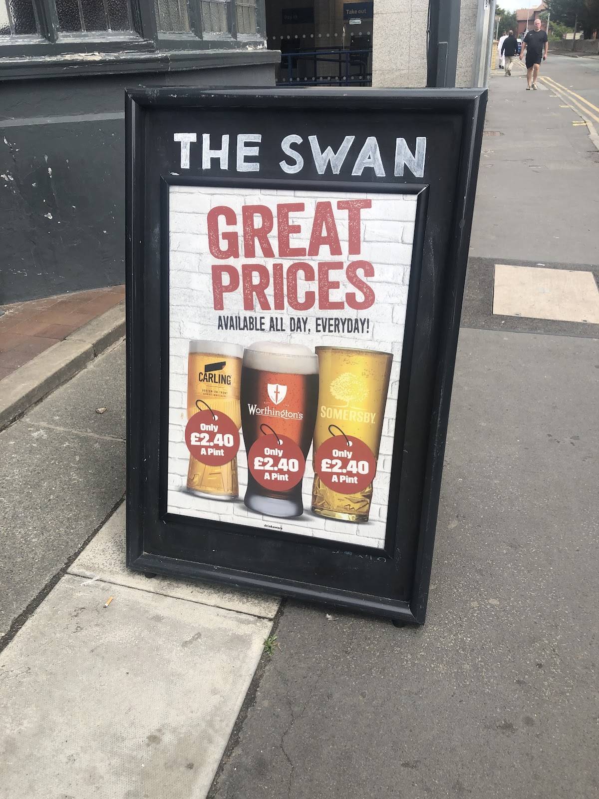 The Swan Inn меню