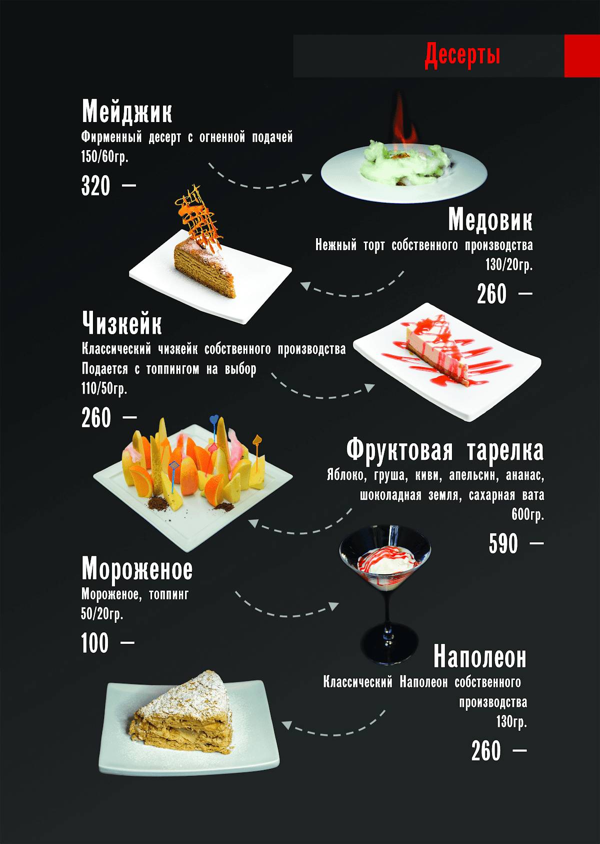 Токио меню