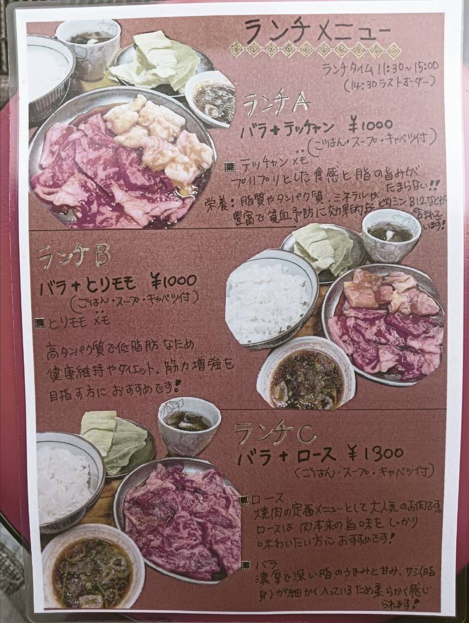 Tonsuke меню