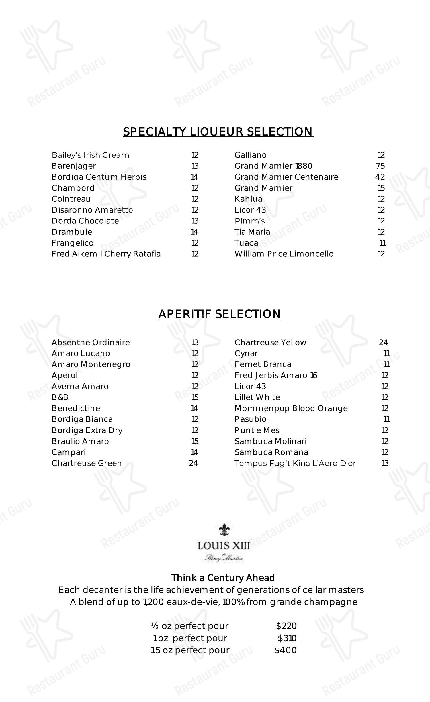 Меню ресторана Tony's - Boronia Catering Menu Pack