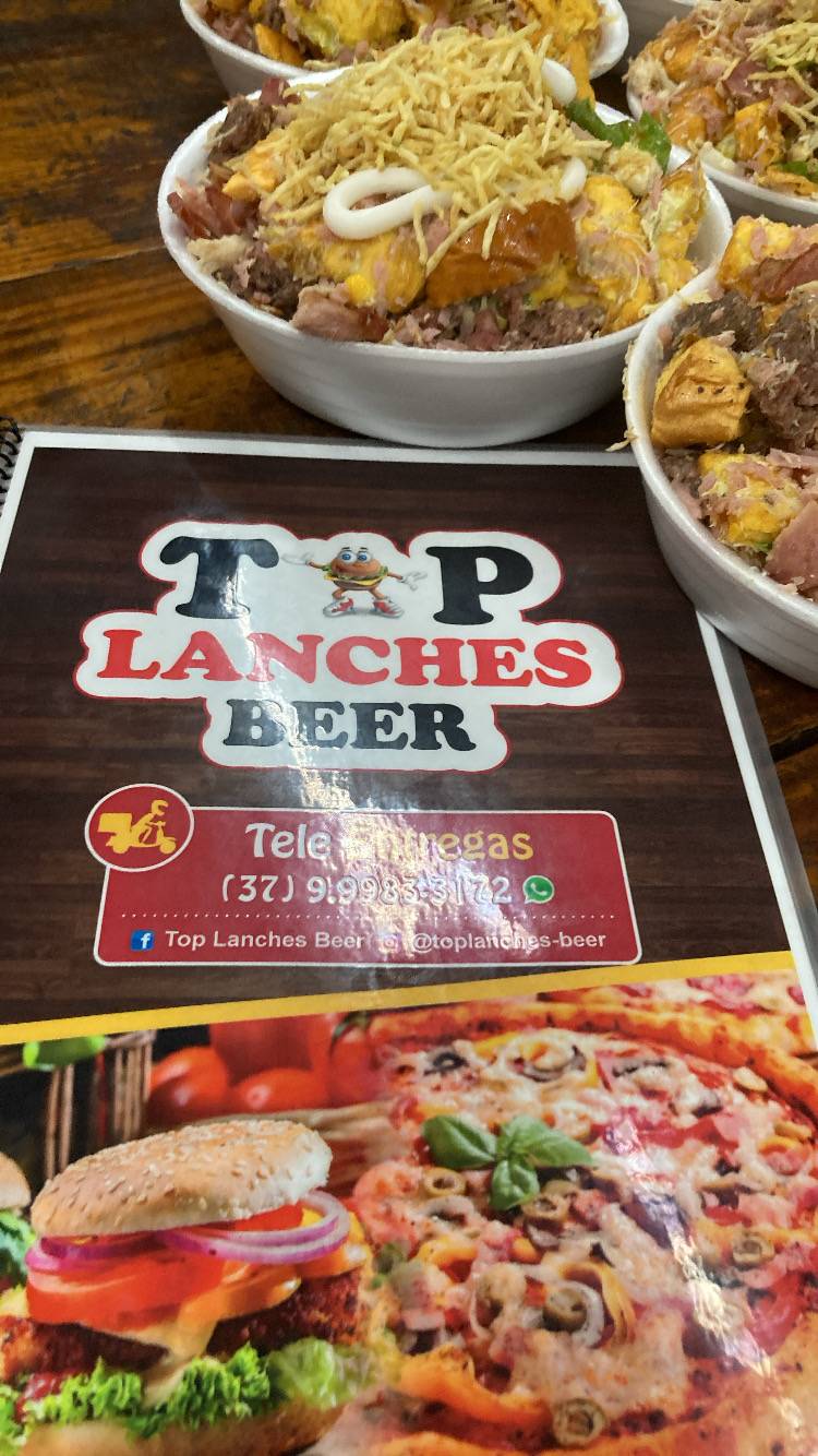 Top Lanches меню