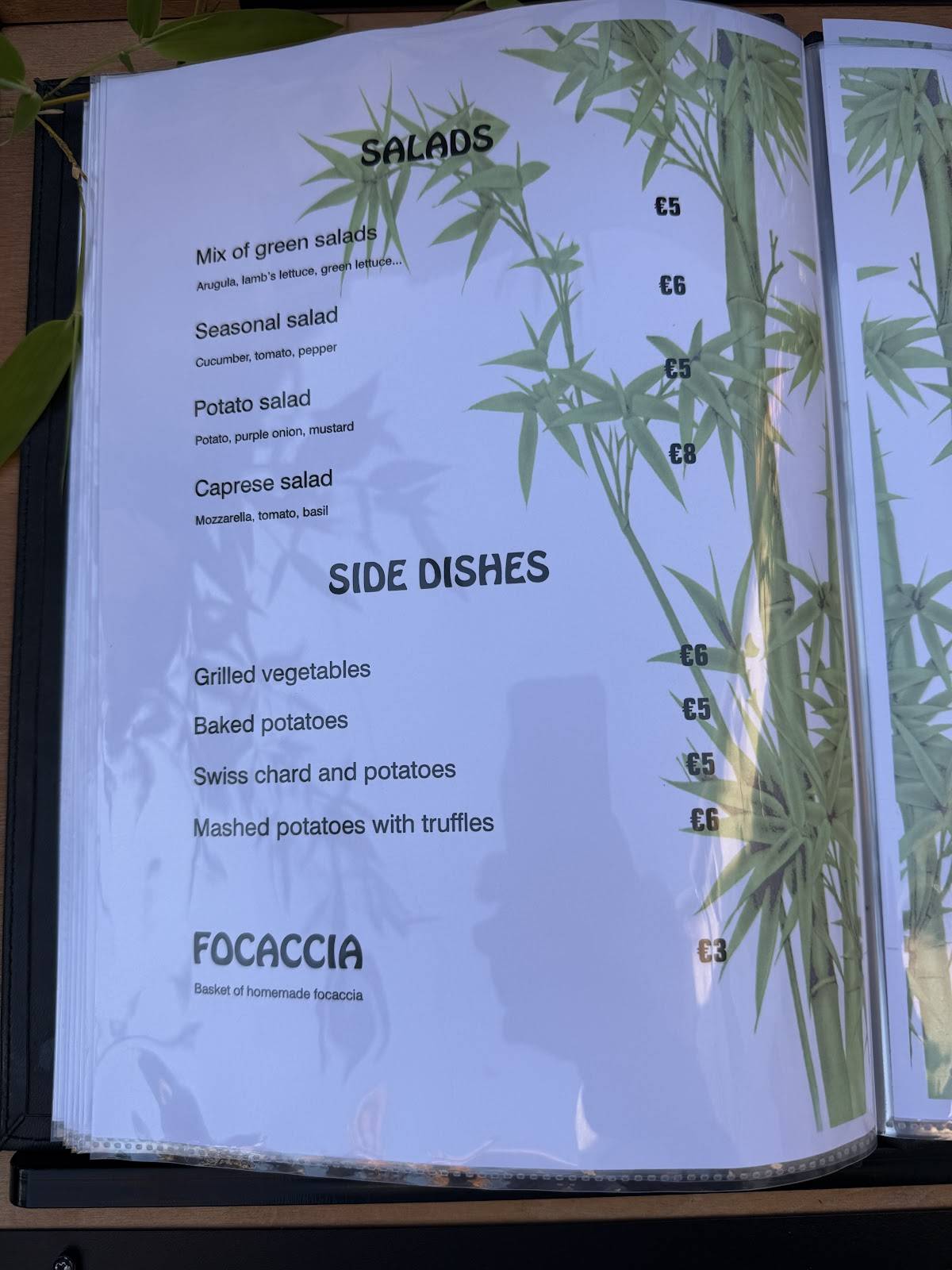 Trattoria Eclectus меню