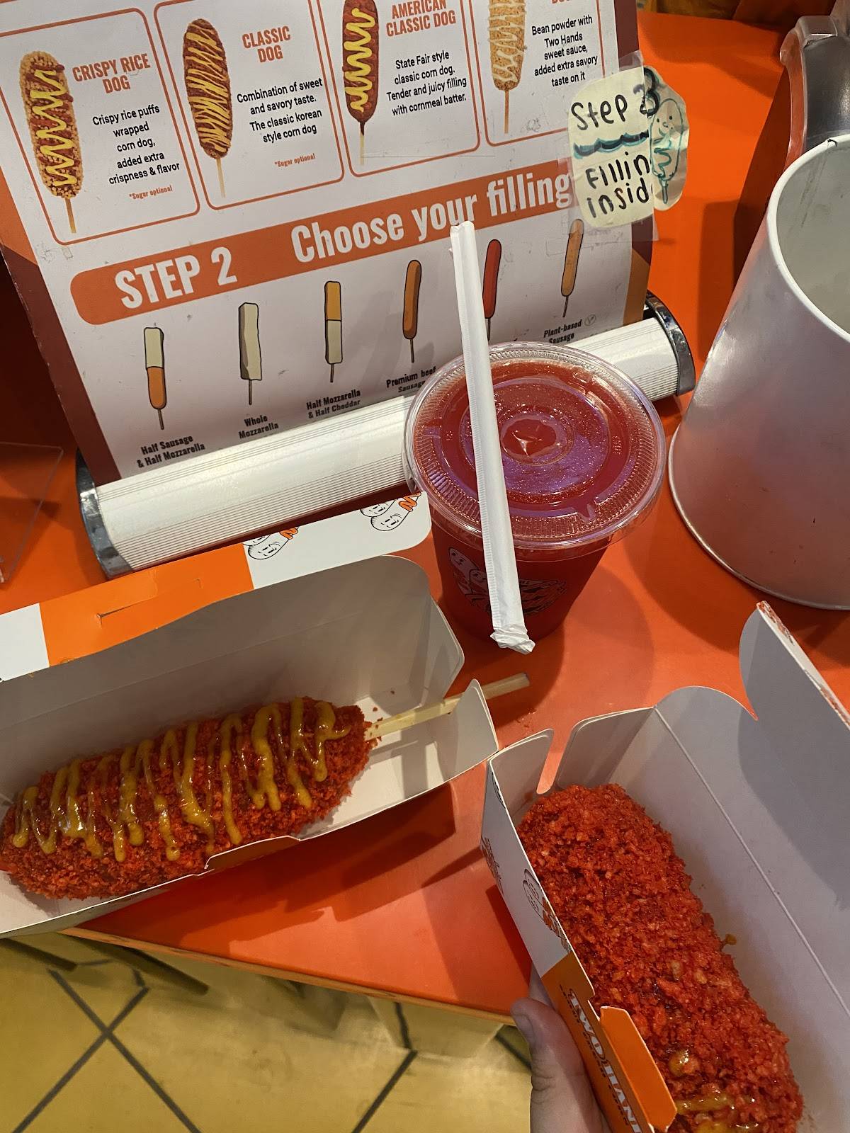 Two Hands Corn Dogs меню