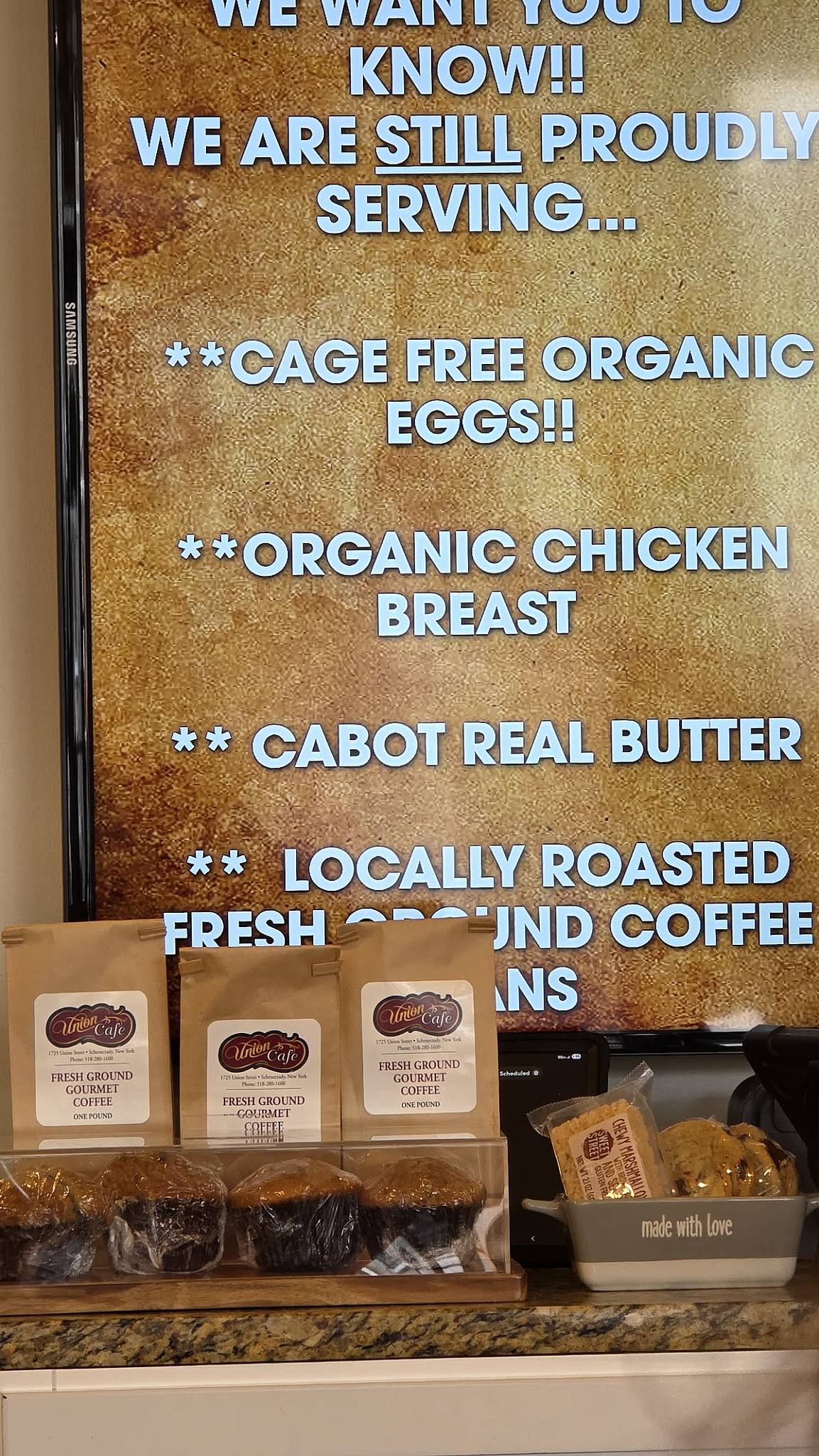 Union Cafe меню