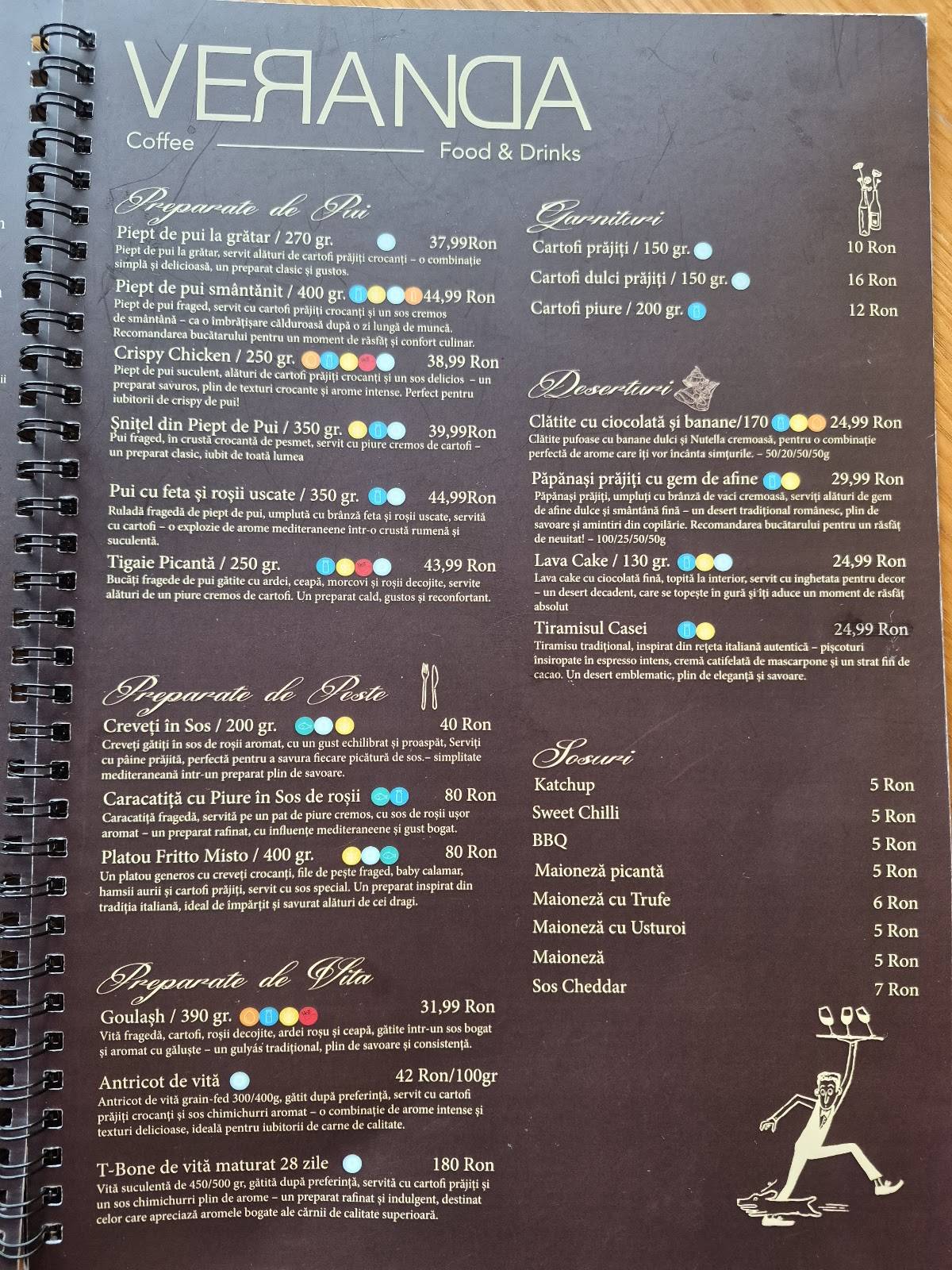 Veranda Turda меню