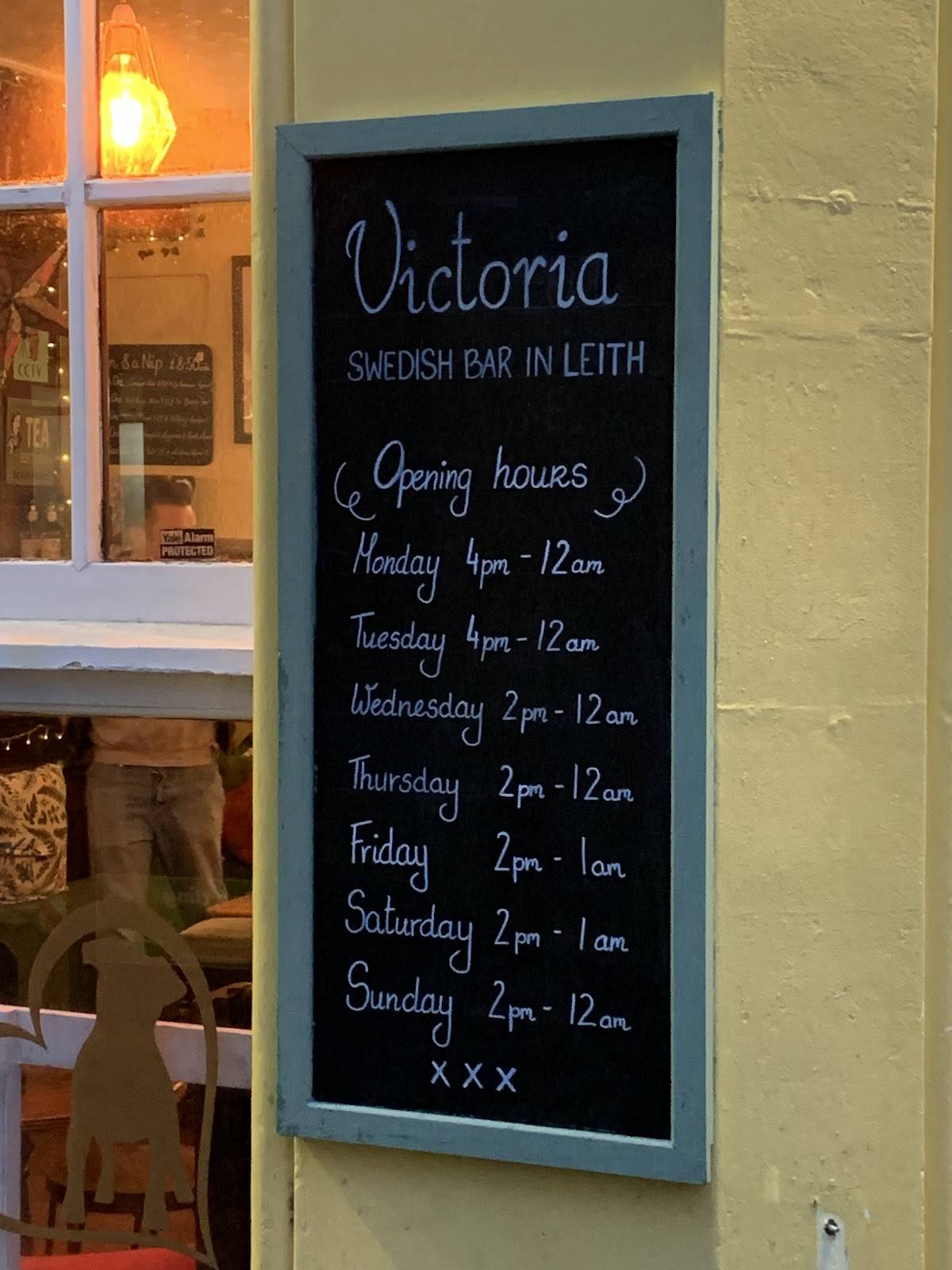 Victoria Bar меню