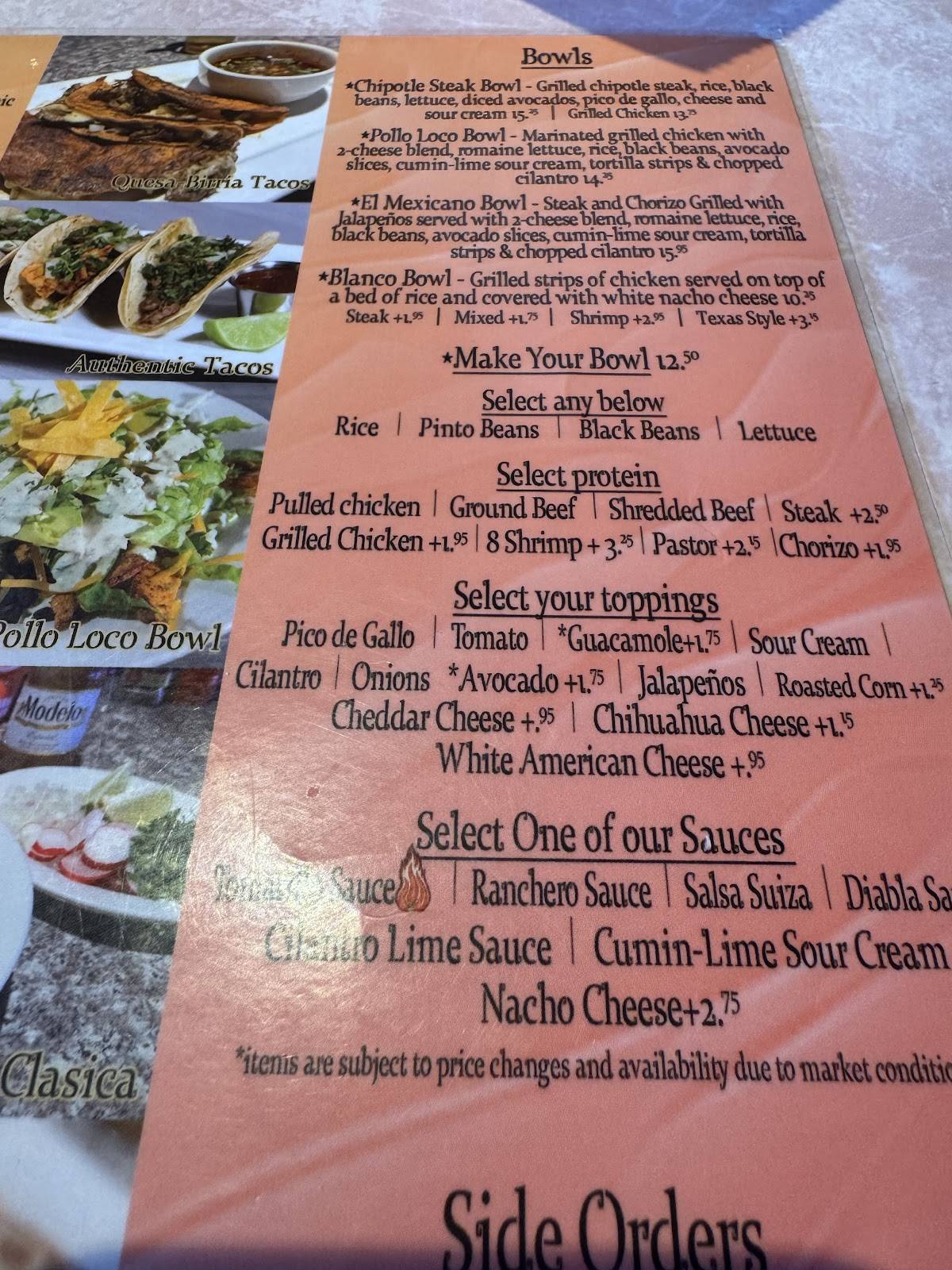 El Ranchito Mexican Restaurant меню