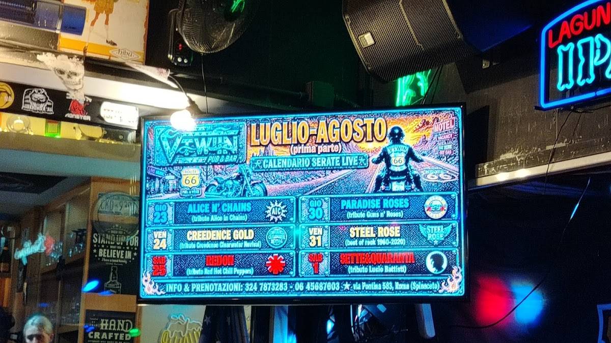 Vtwin Pub&Bar Restaurant меню