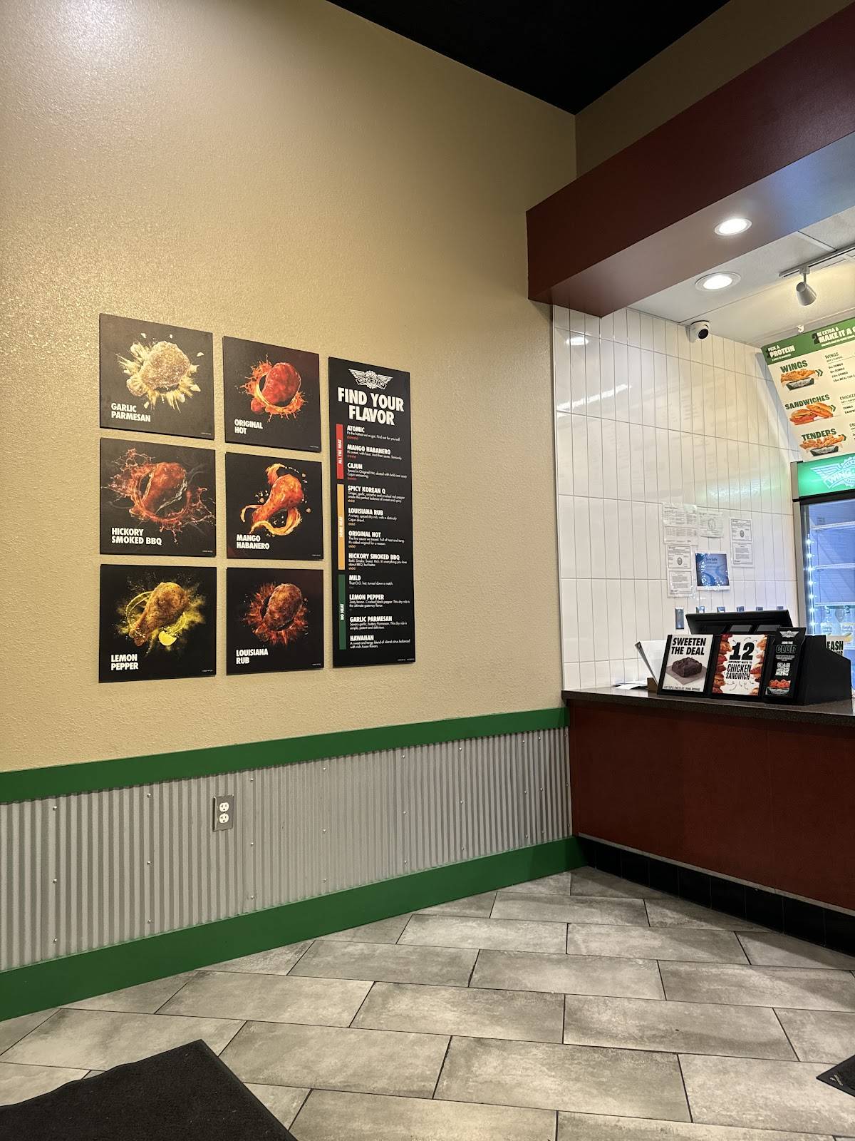 Wingstop меню