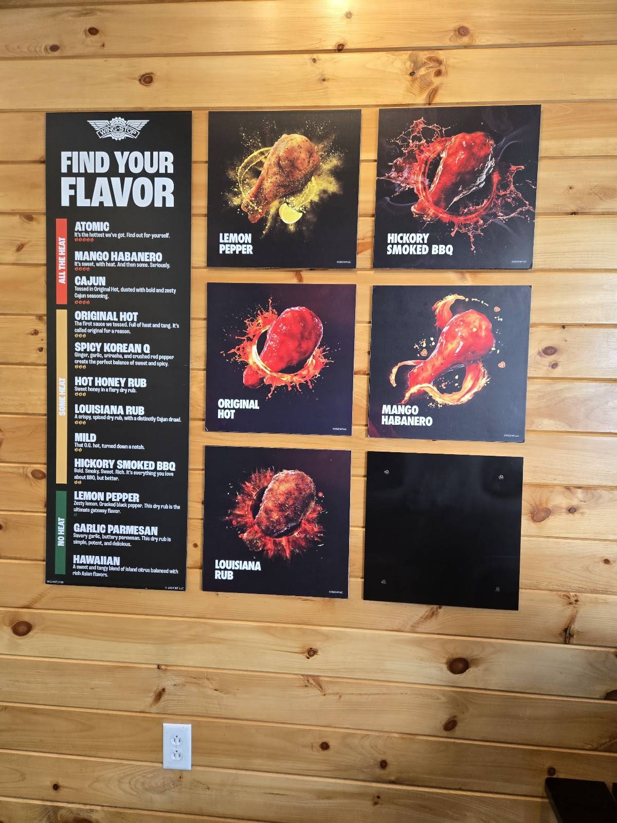 Wingstop меню
