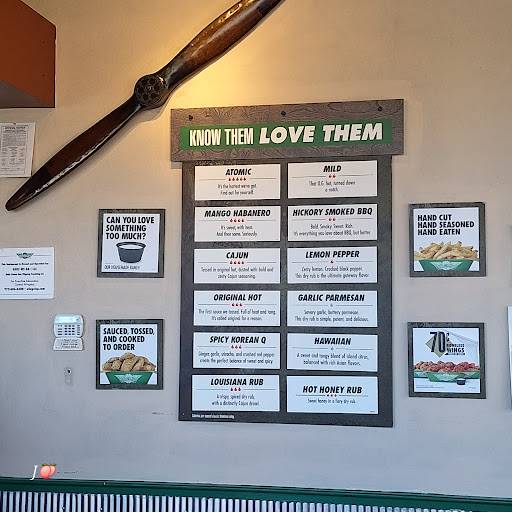 Wingstop меню