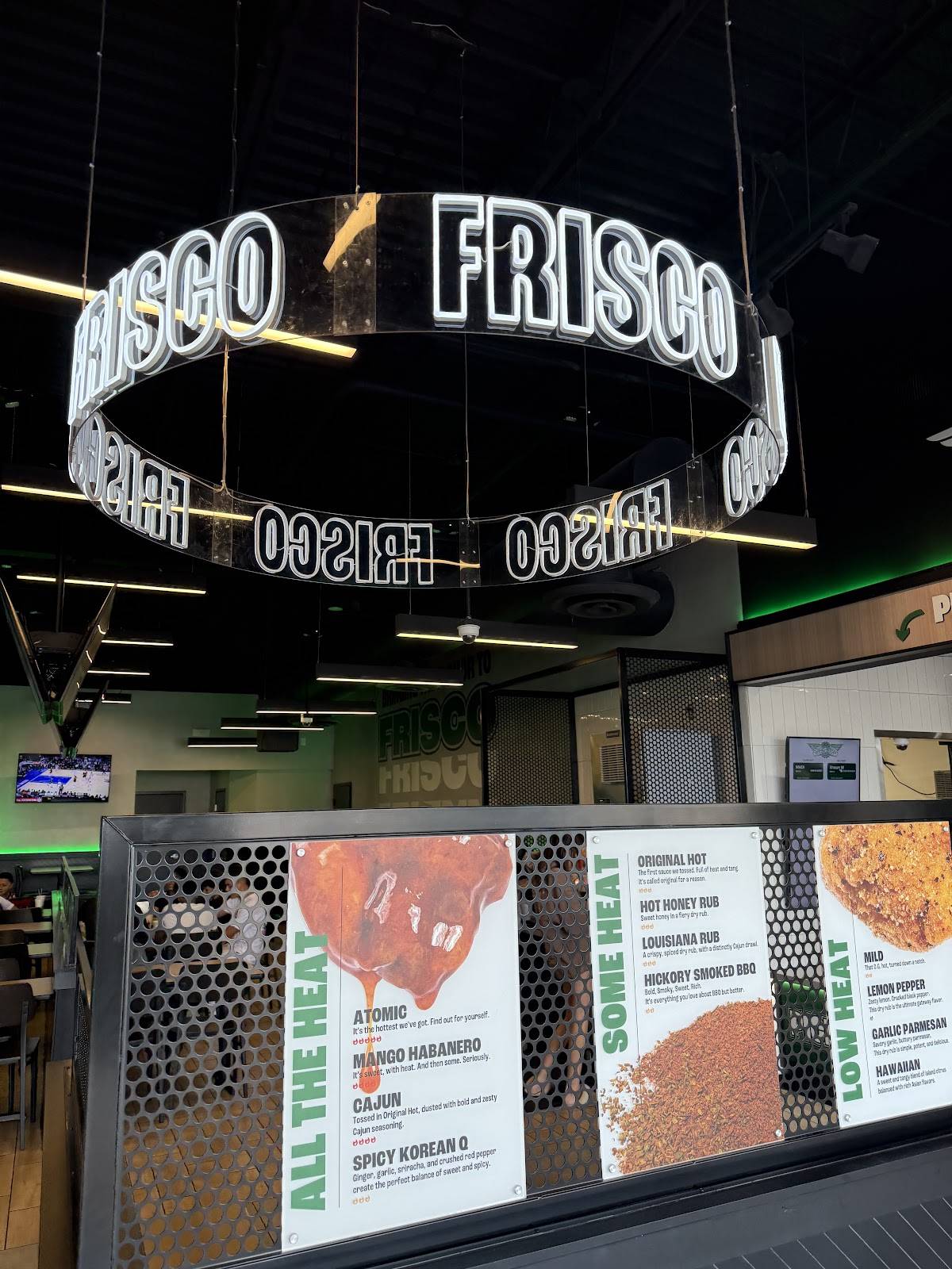 Wingstop меню