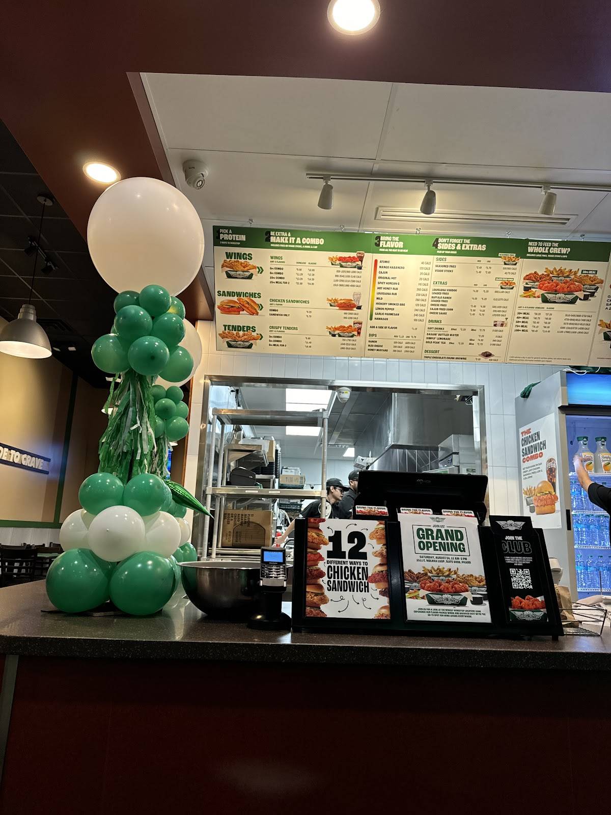 Wingstop меню