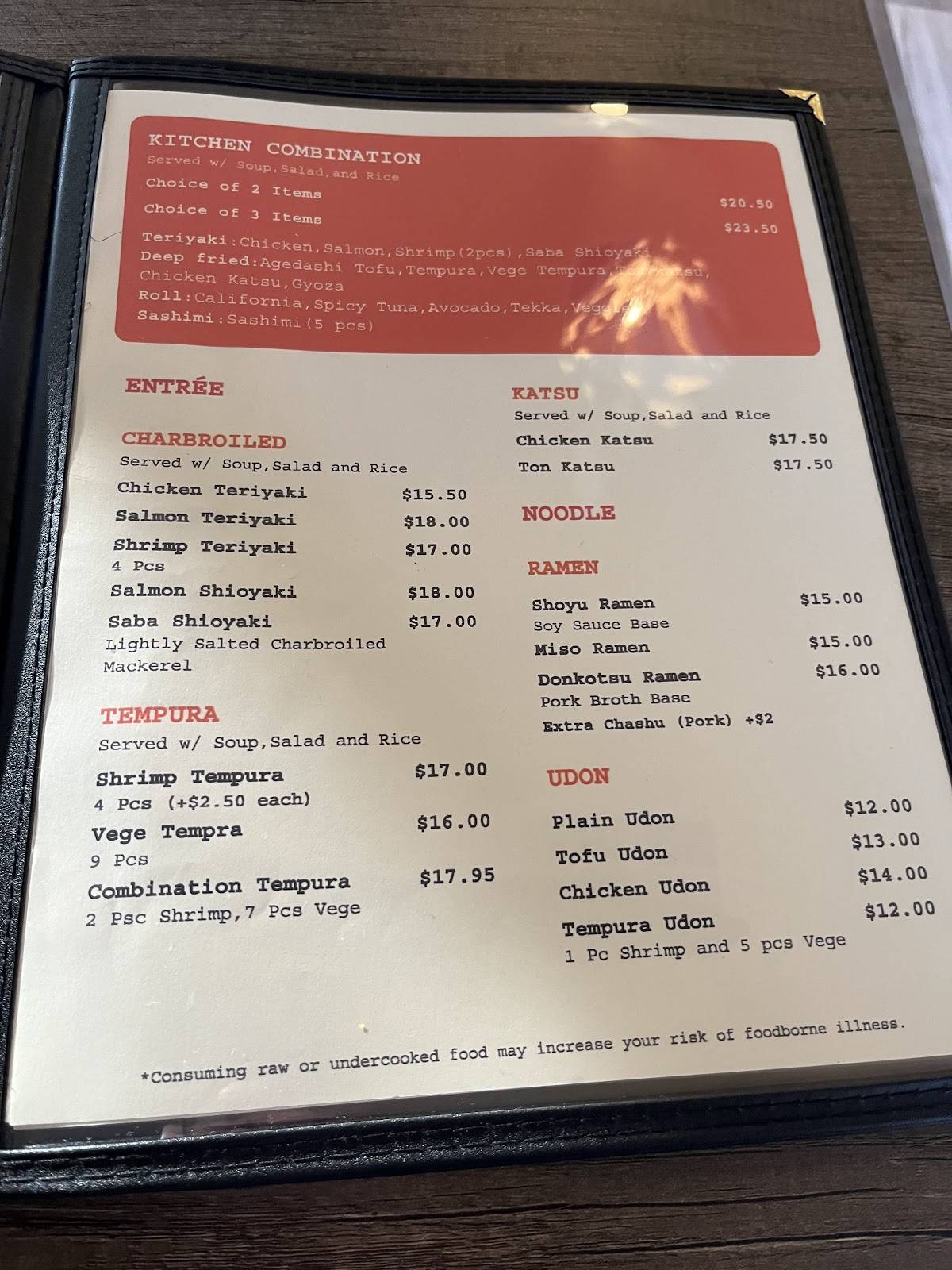 Yo sushi меню