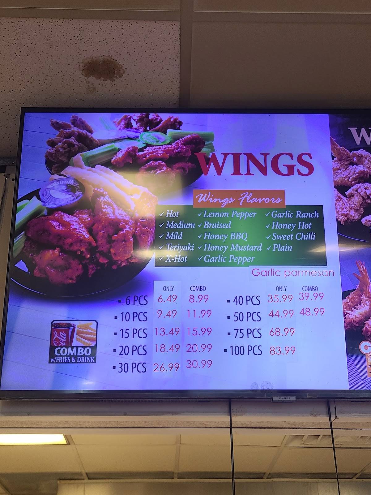 Yum's Sub Shop меню