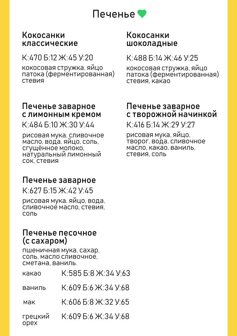 Живой хлеб меню