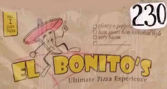El Bonito's меню