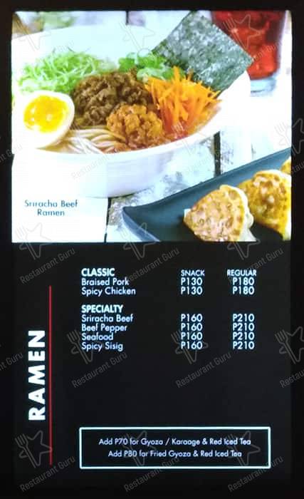 Tokyo Power Rice меню