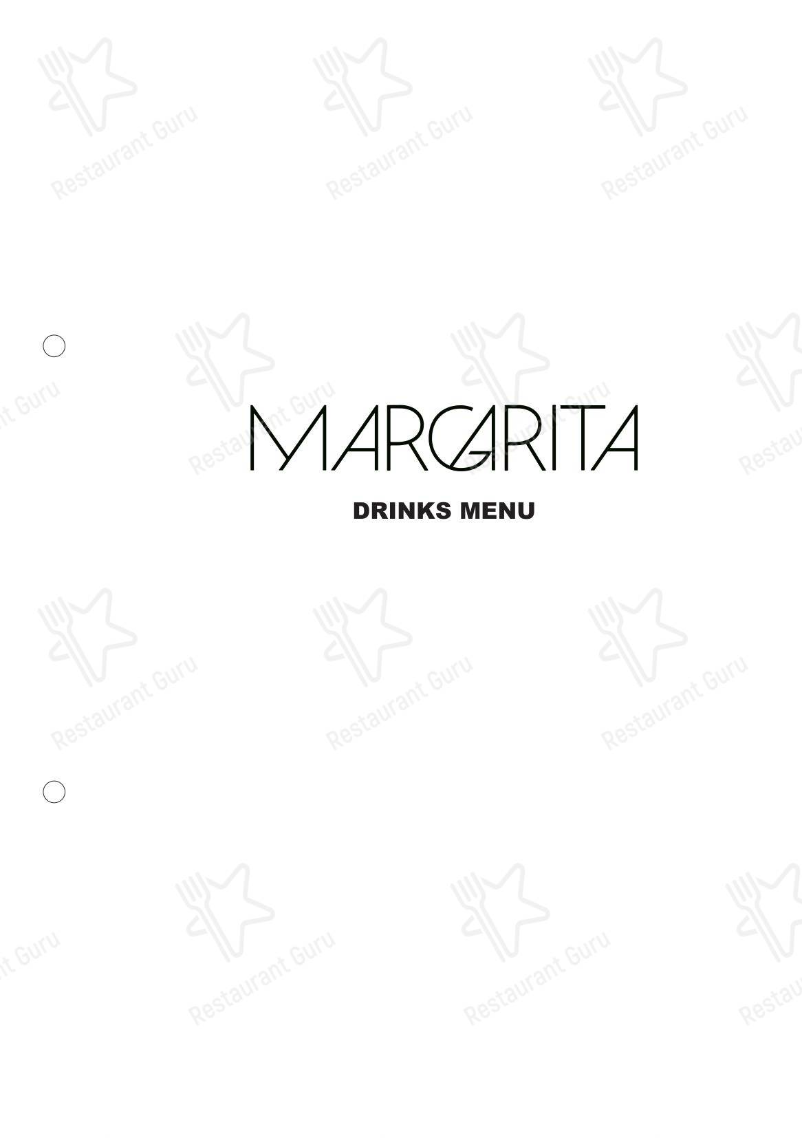 Меню ресторана Margarita Bistro - Крафт меню