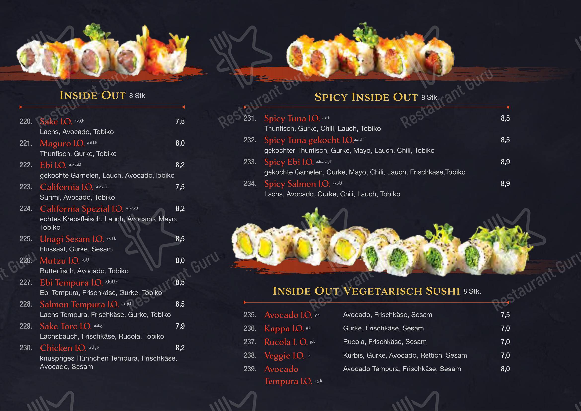 Miss Hoian Restaurant в Родинге - Меню