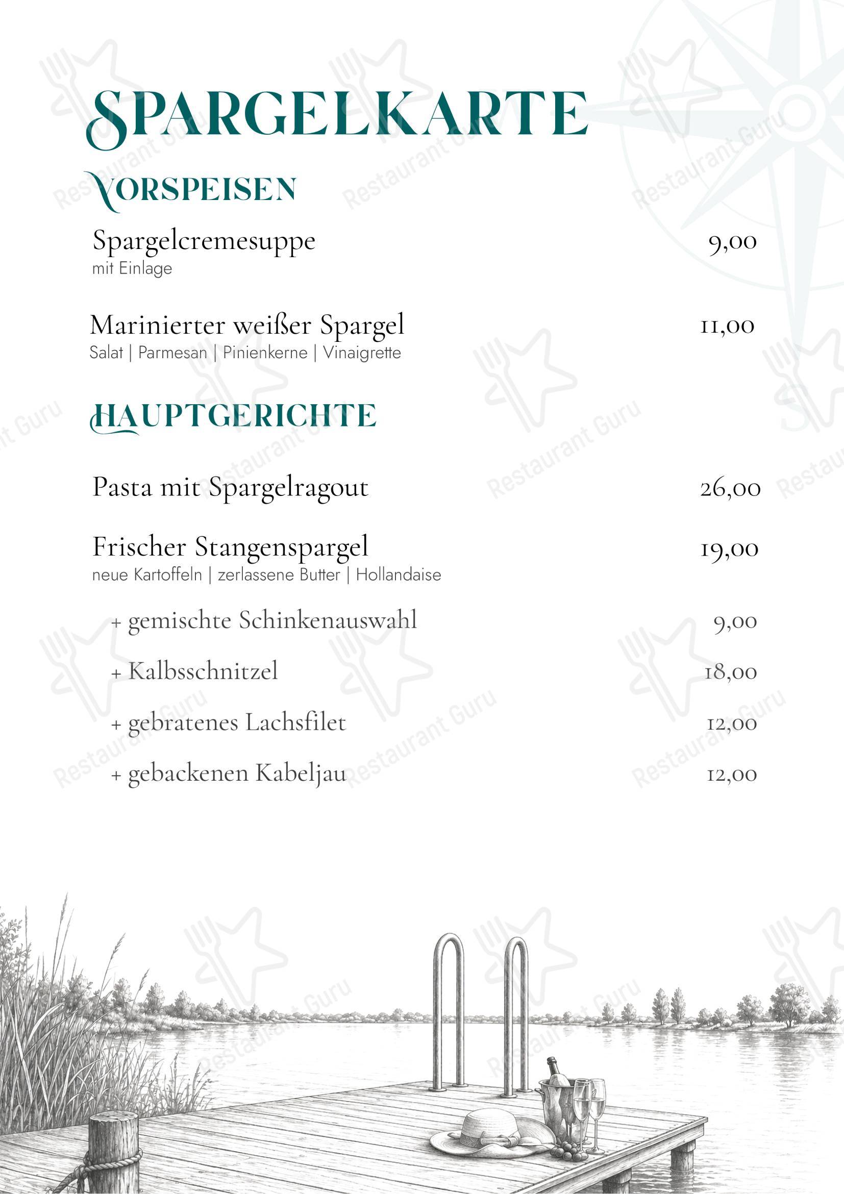 Lunch Menu ресторана Remise by Haus Delecke