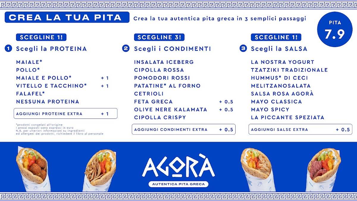 Agorà меню