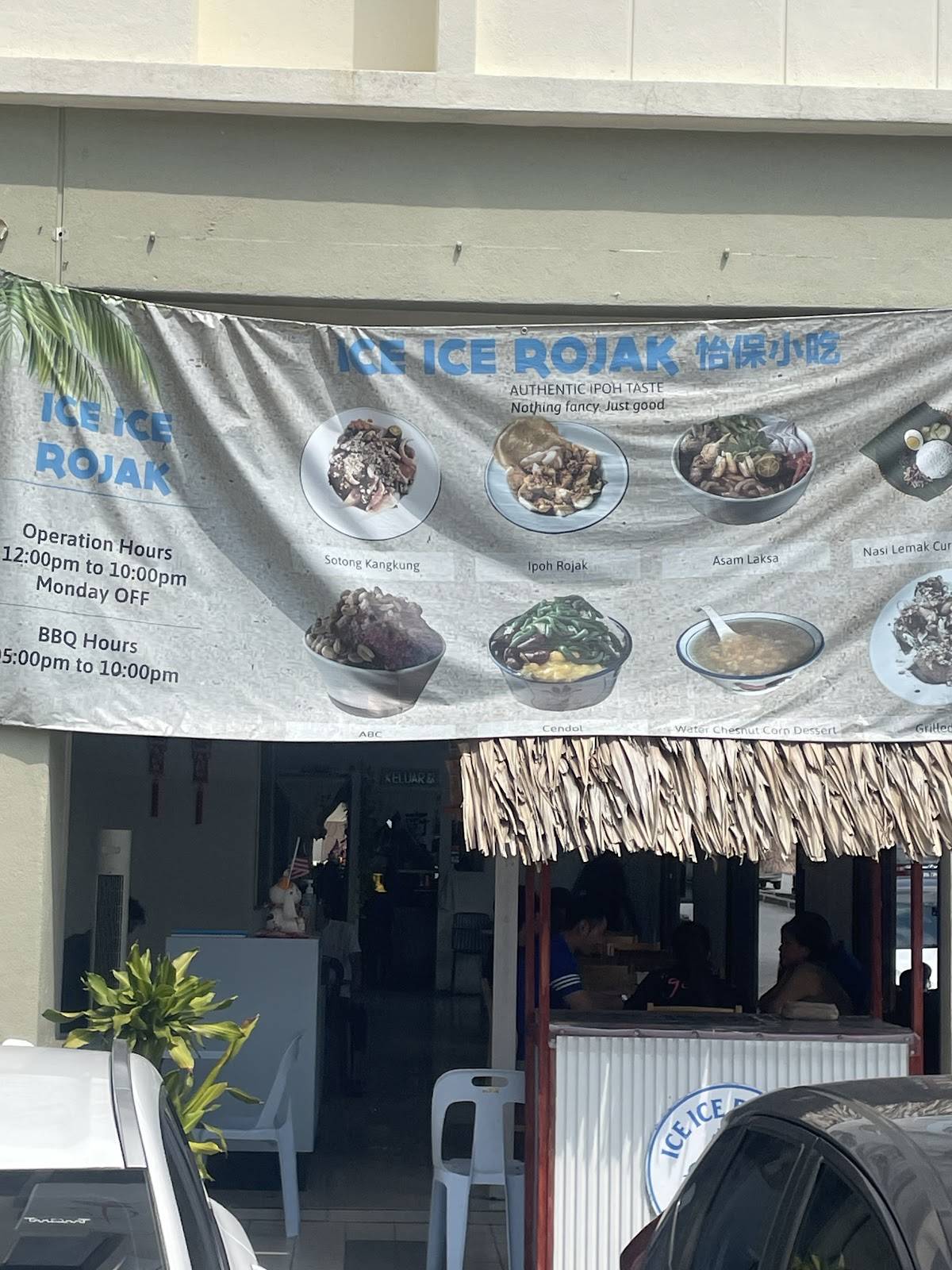 Ice Ice Rojak меню
