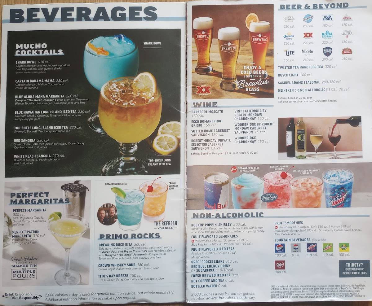Applebee's Grill + Bar меню