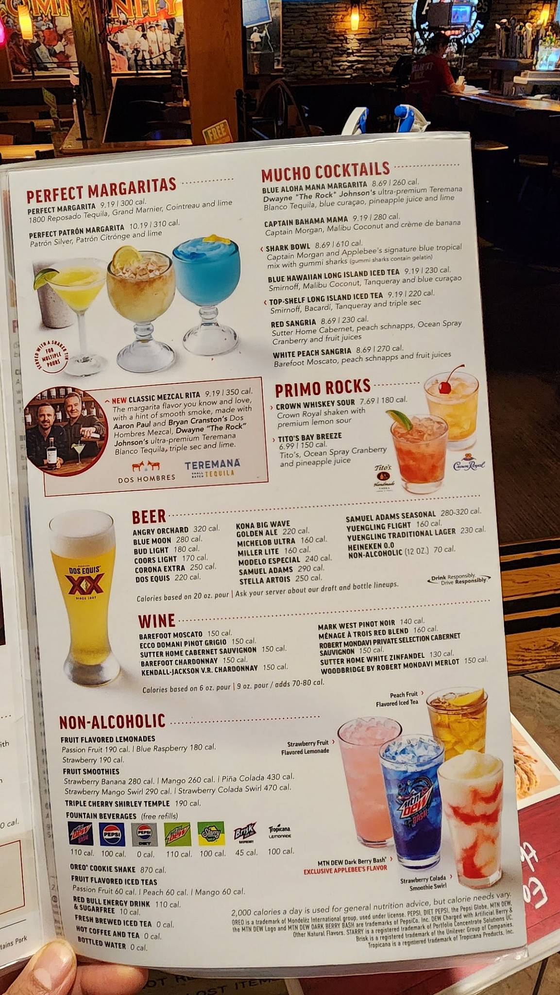 Applebee's Grill + Bar меню