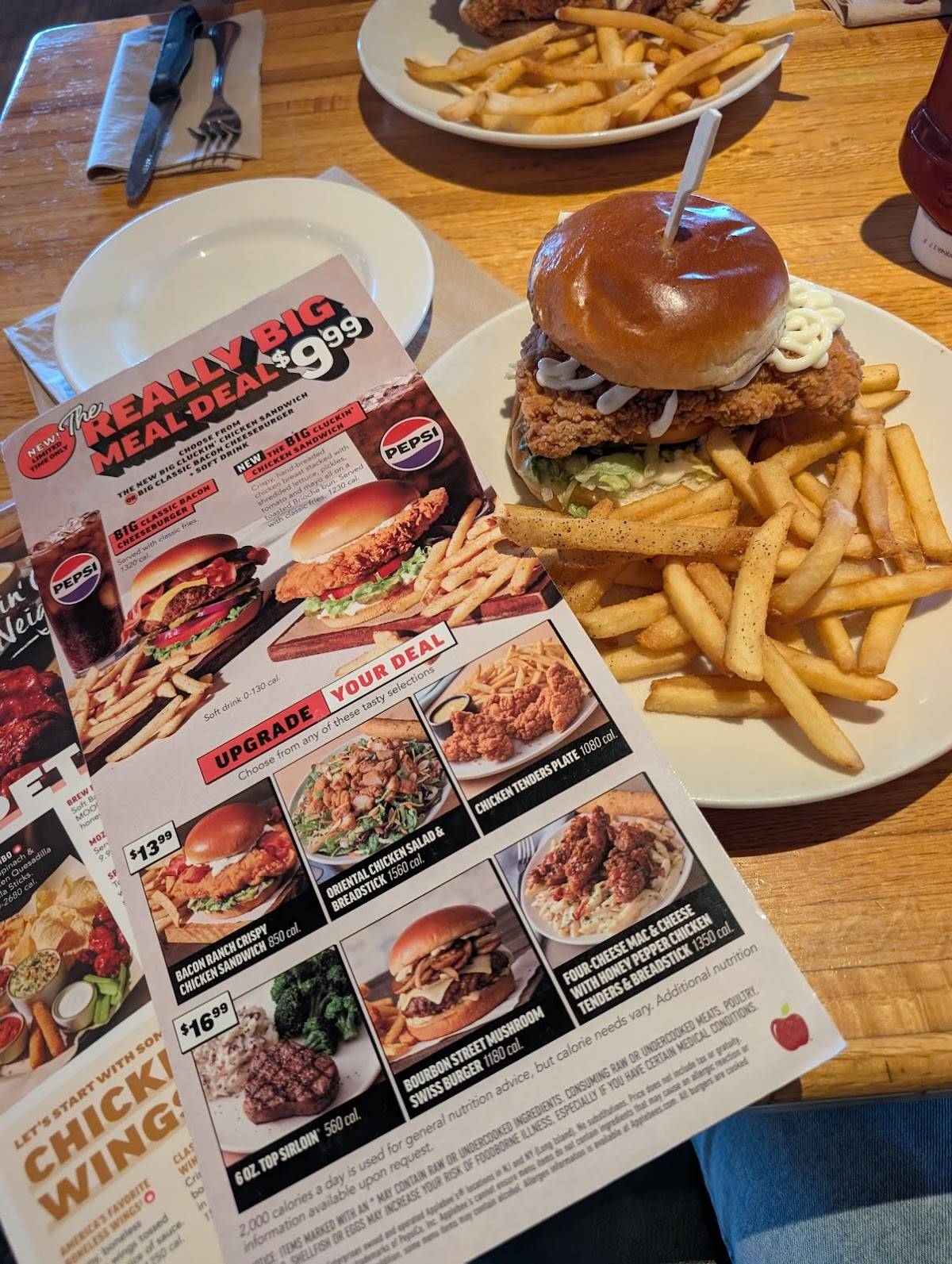 Applebee's Grill + Bar меню