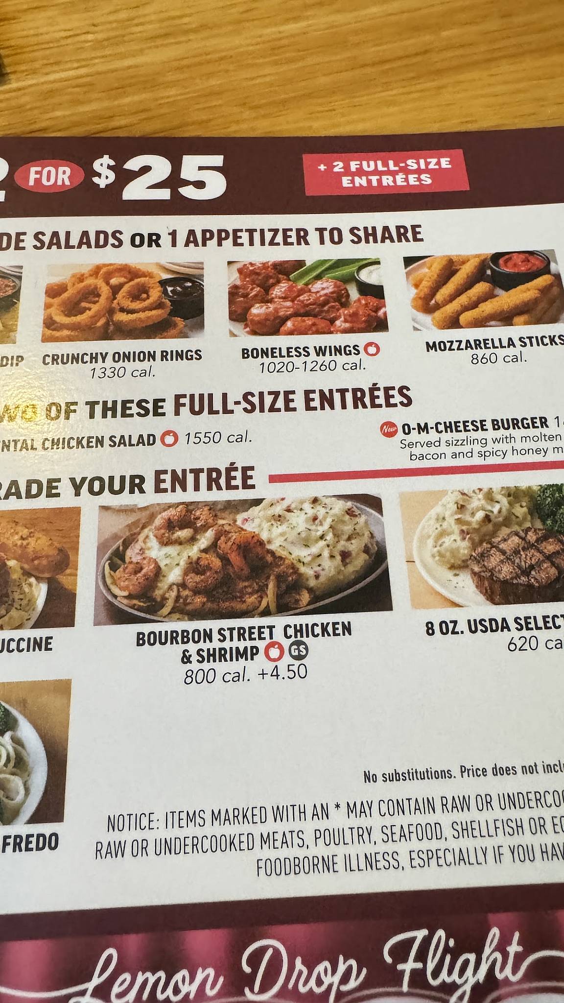 Applebee's Grill + Bar меню