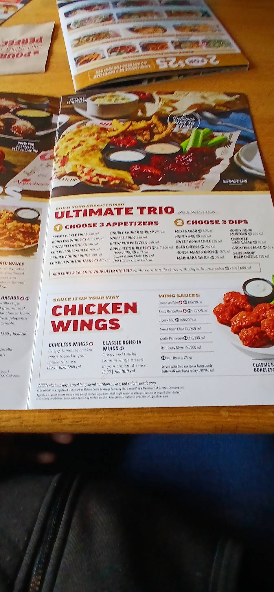 Applebee's Grill + Bar меню