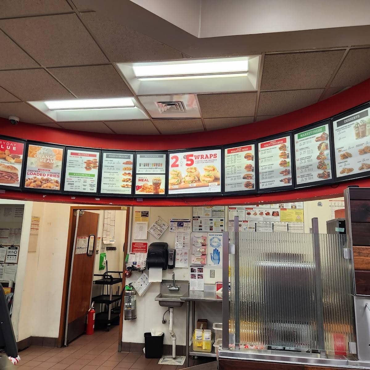 Arby's меню
