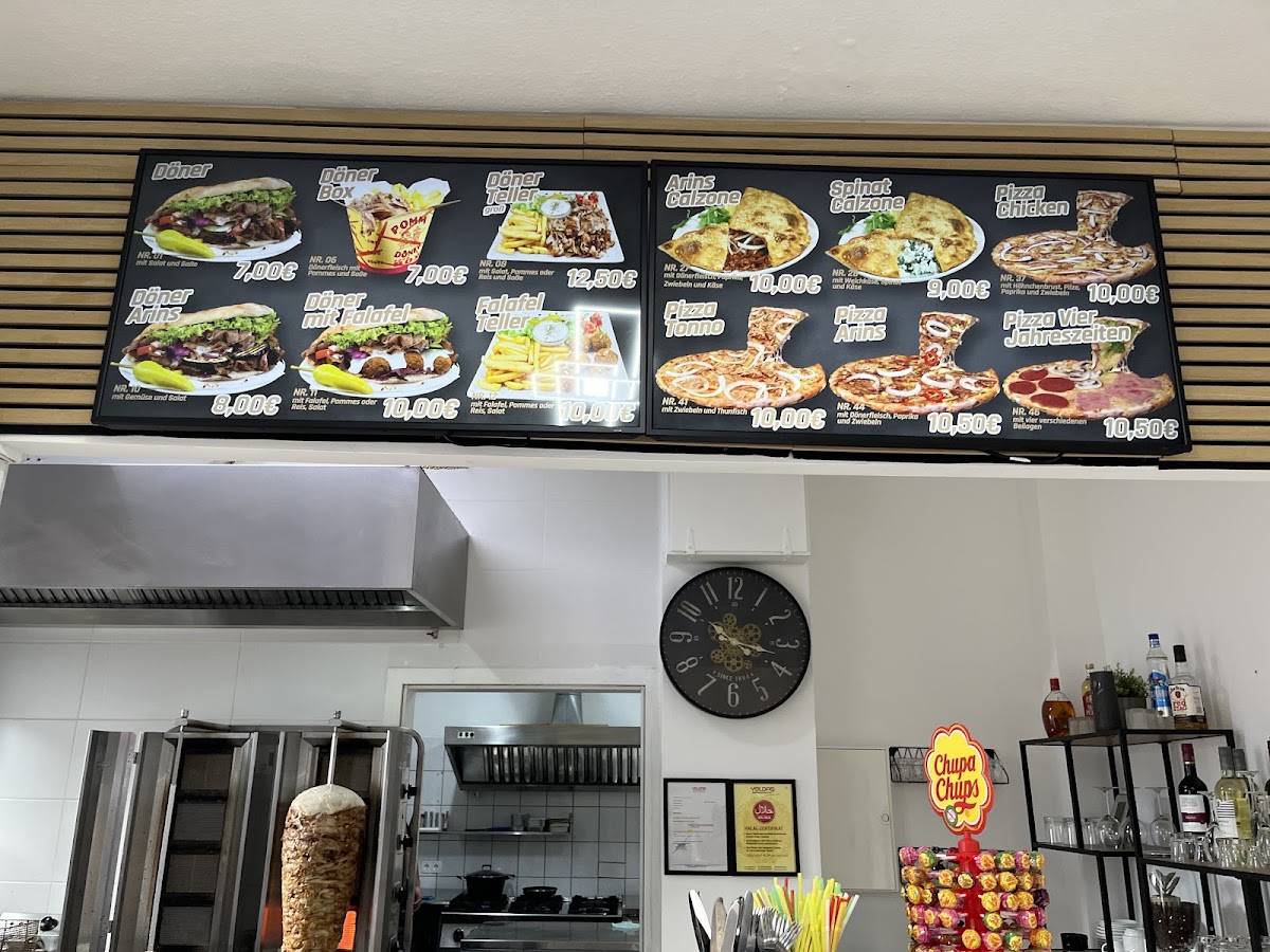 Arin’s Kebap Haus меню