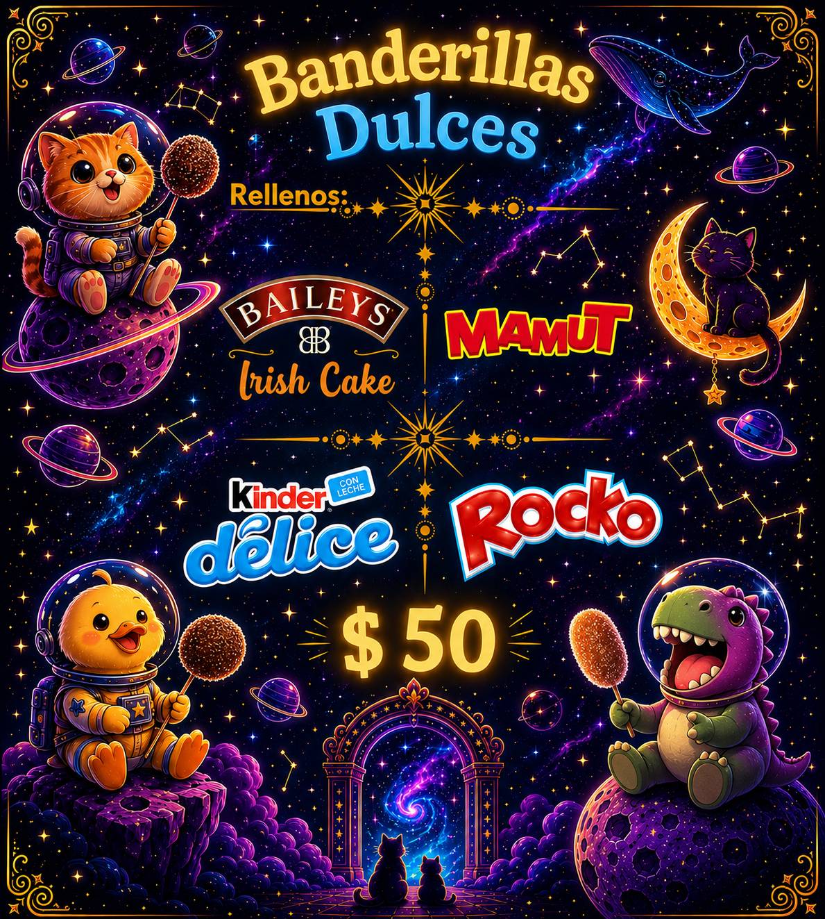 Astral Kitchen Banderillas Coreanas меню