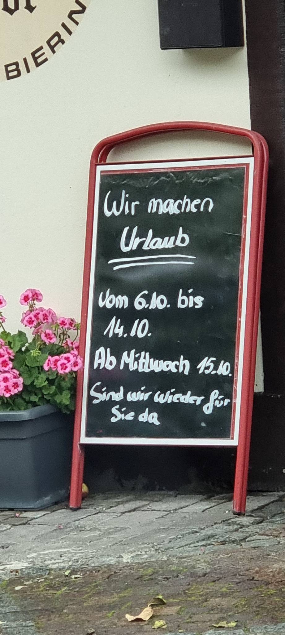 Backhaus Bieringen меню