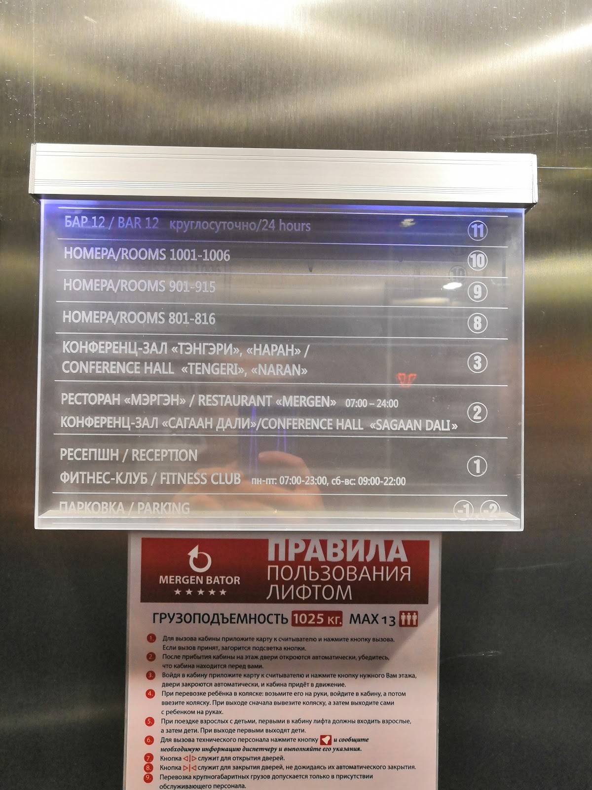 Бар 12 меню