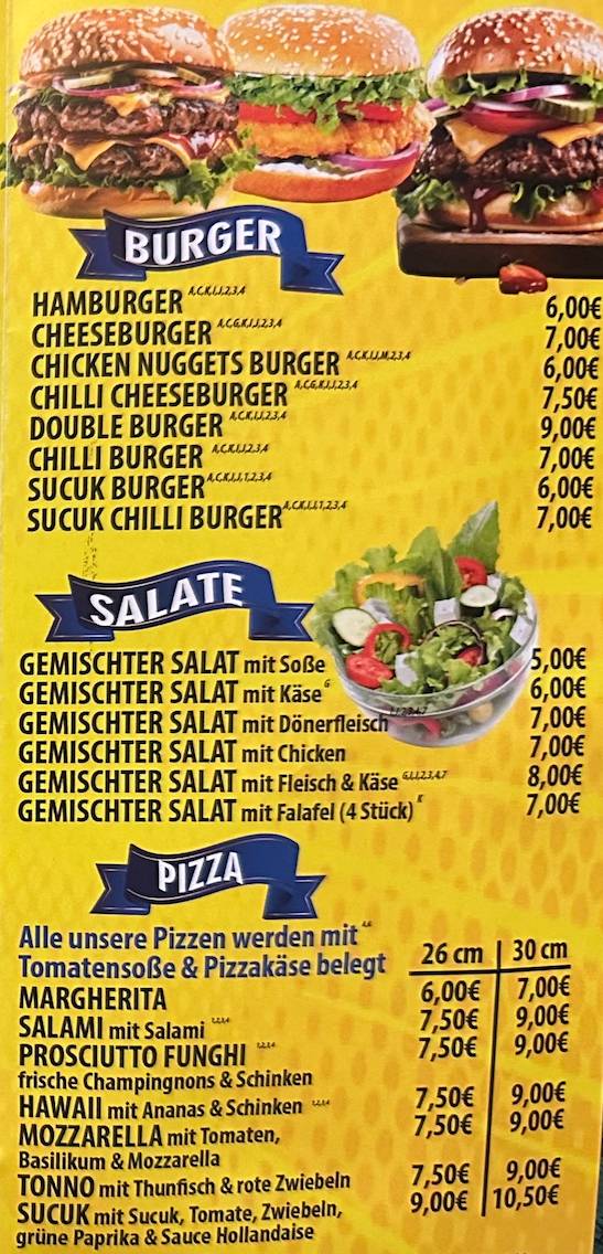 Baran Bistro меню