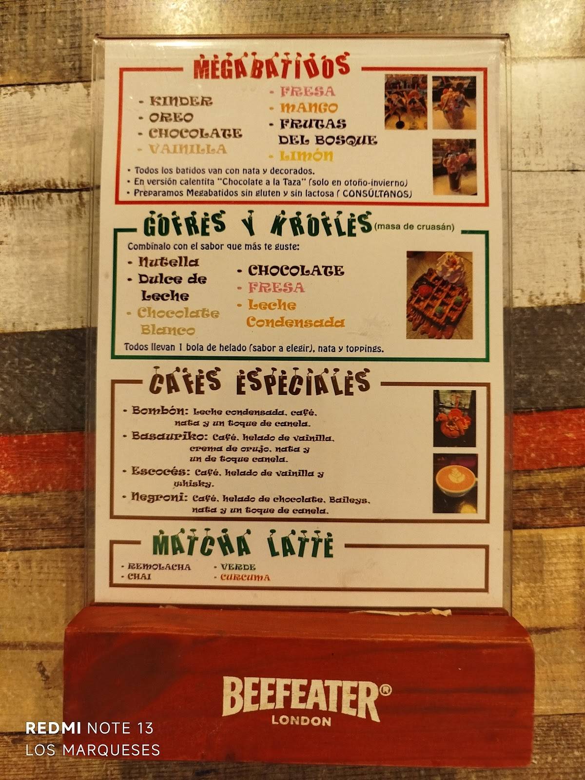 Basauriko cafe меню