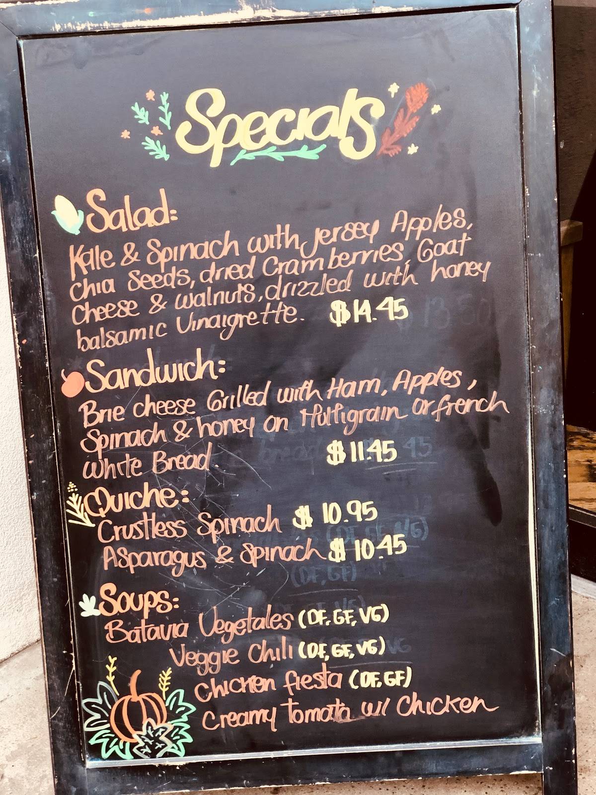 Batavia Cafe меню