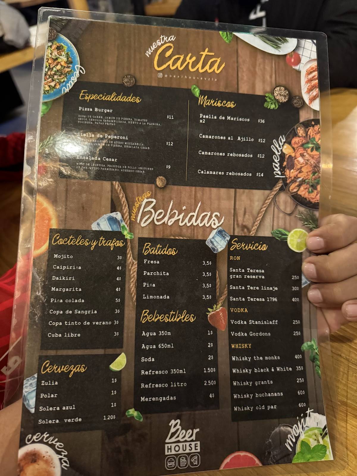 Beer House меню