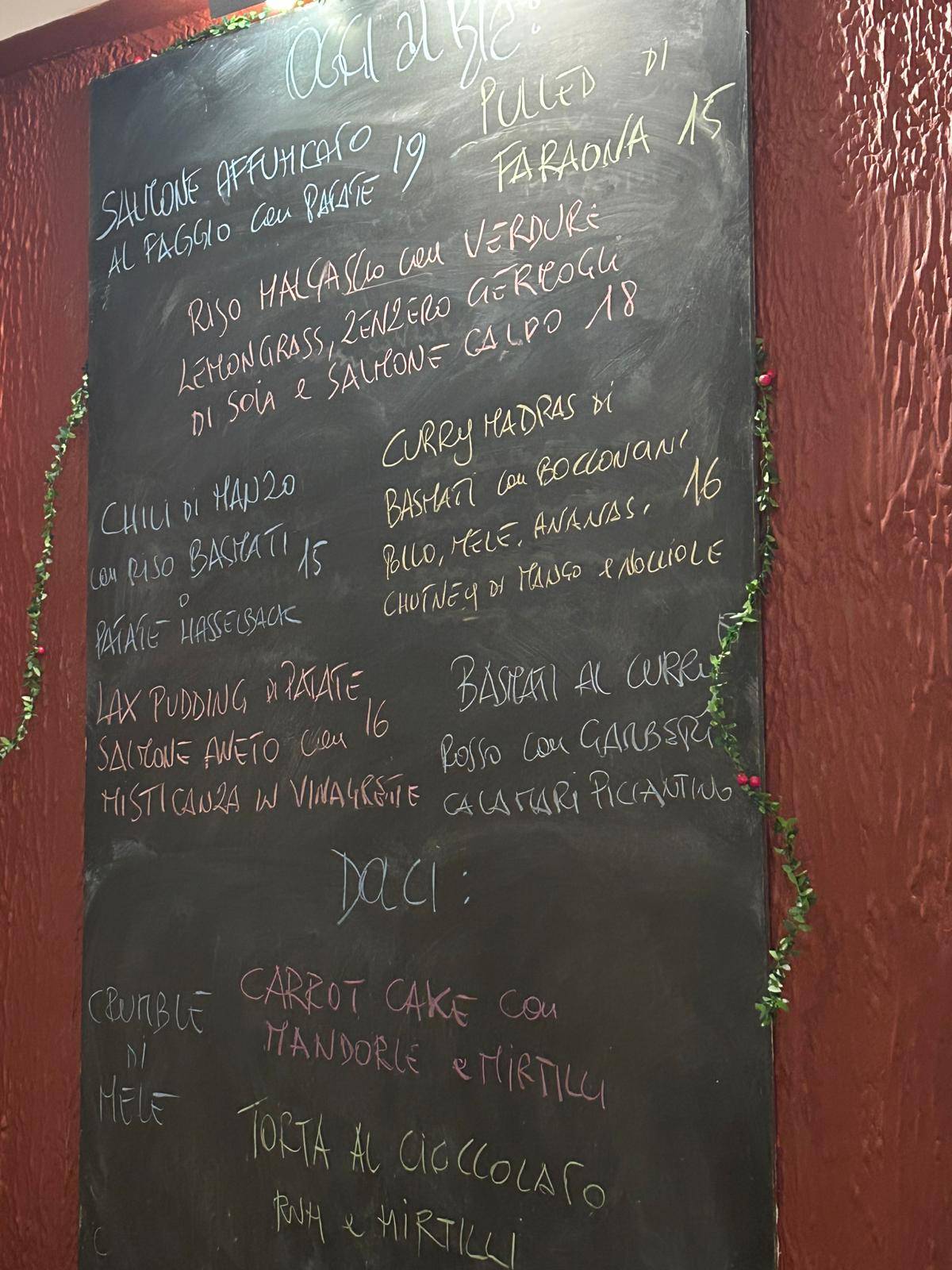 Blå Kongo Bistrot меню
