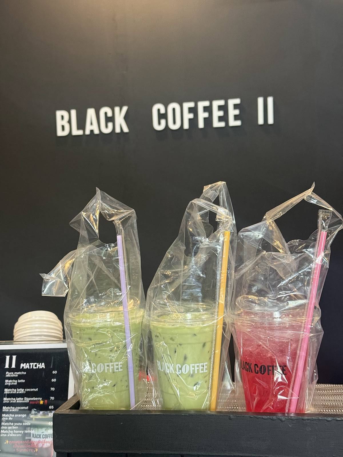 Black Coffee II меню