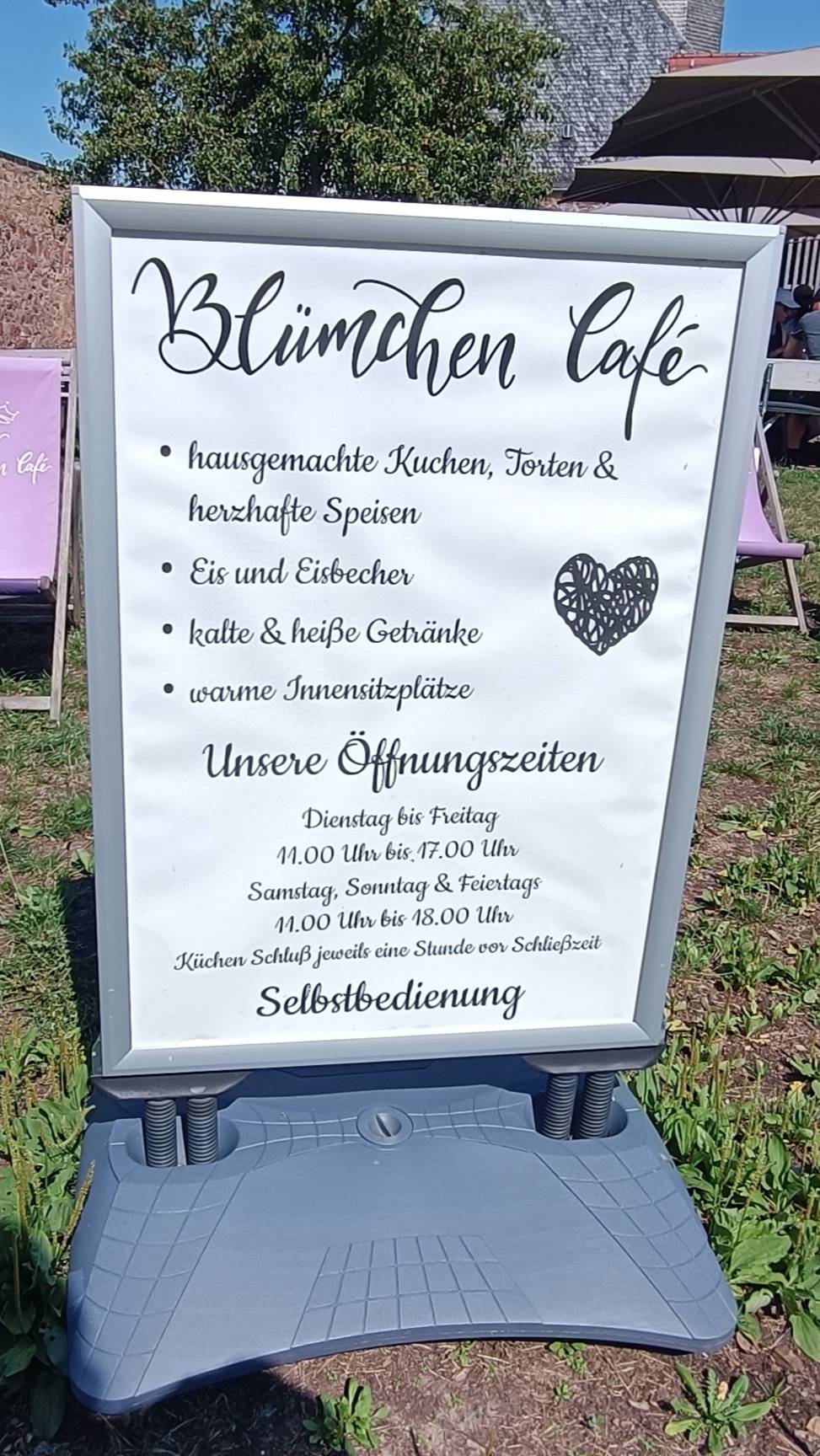 Blümchen Café меню
