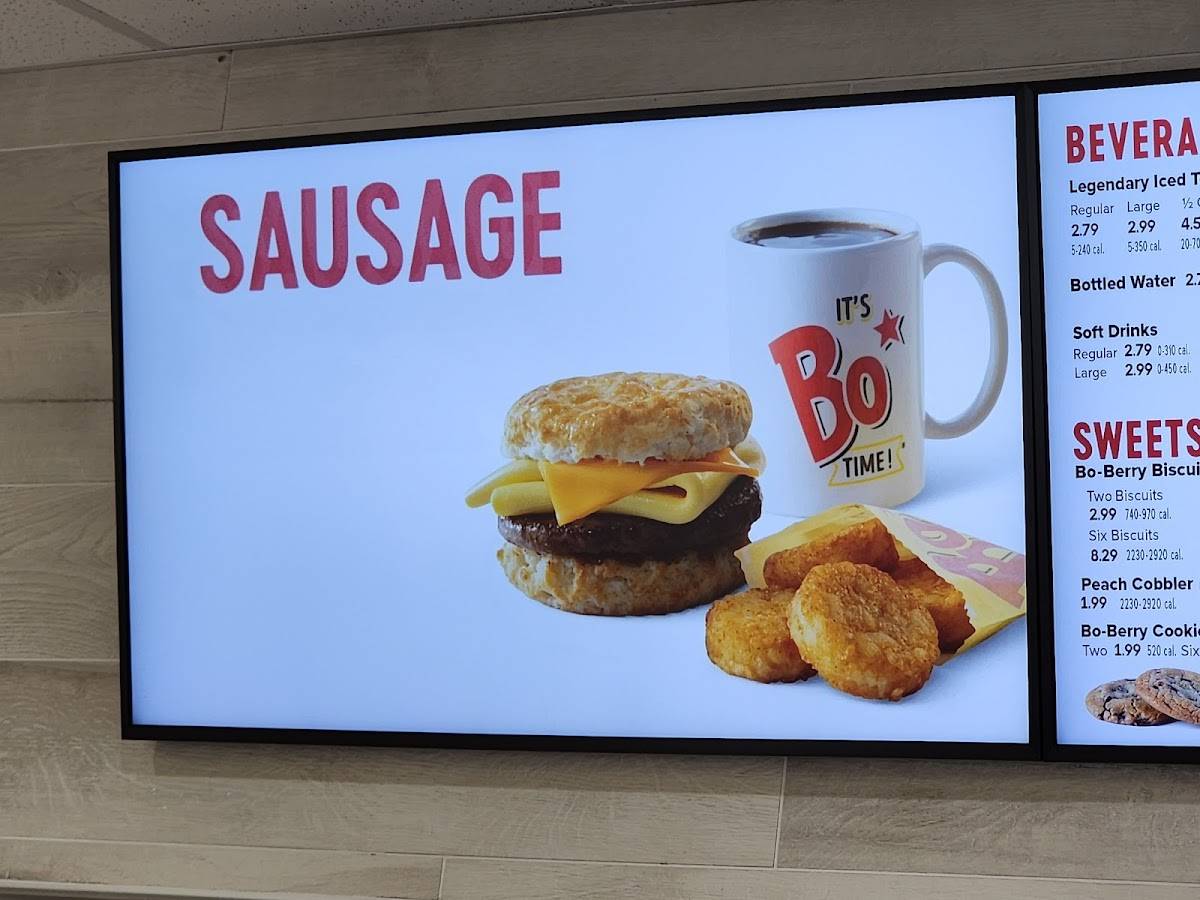 Bojangles меню