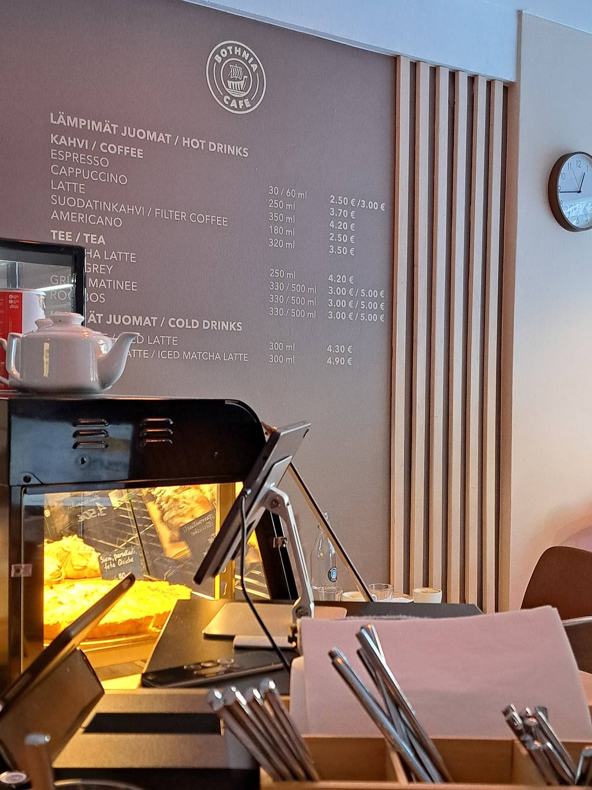 Bothnia Cafe меню
