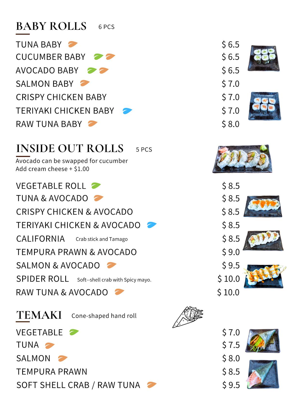 Issho Sushi - Bracken Ridge меню