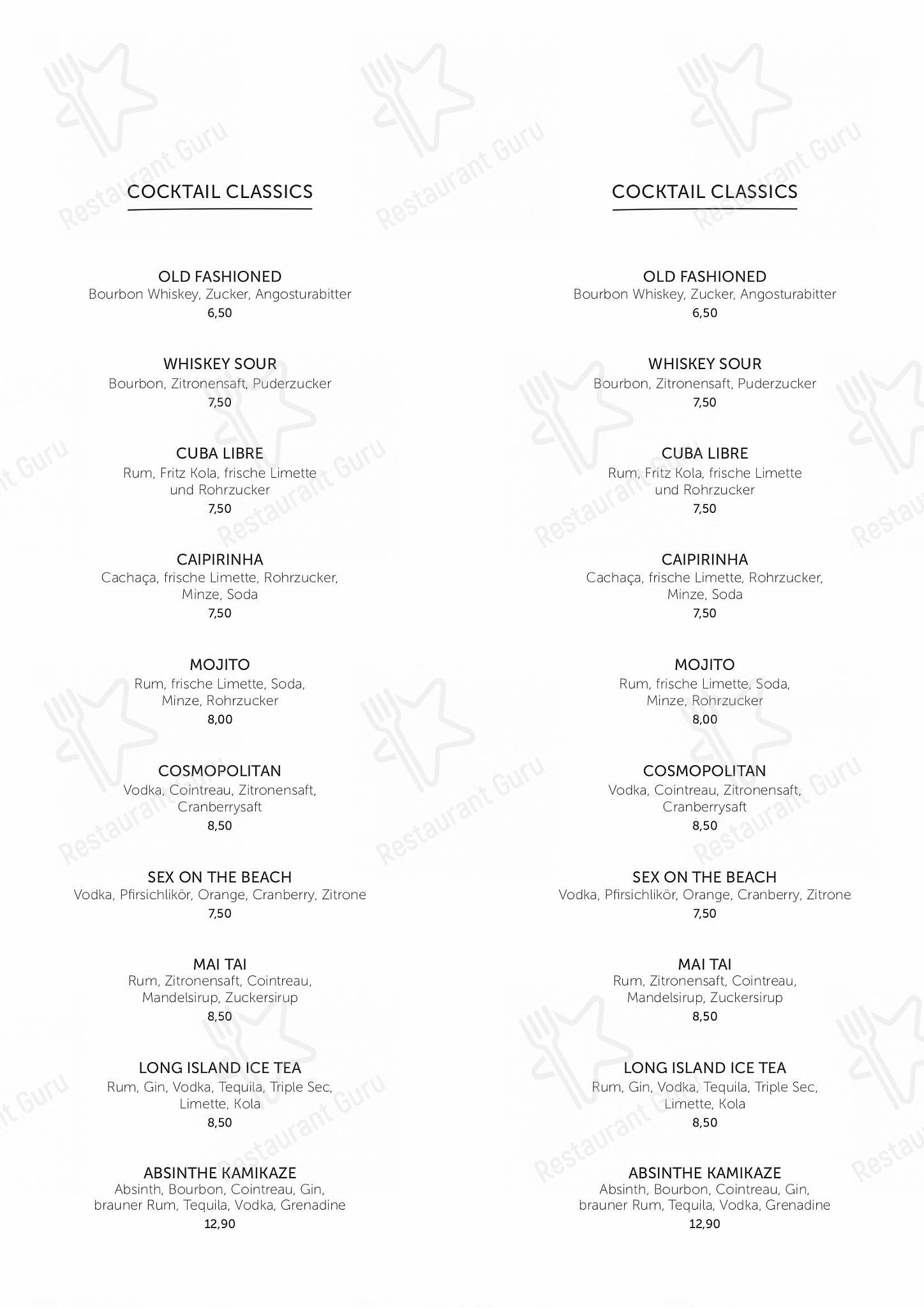 Menu bistro паба и бара Makery - cafe, bar, lounge. - Braunschweig в Брауншвейге